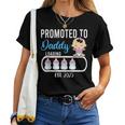 Promoted To Daddy 2025 Girl Gender Reveal Party Dad Father Women T-shirt