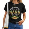 Promoted To Nana Est 2023 Pregnancy New Mom Mother Day Women T-shirt