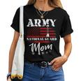 Proud Army National Guard Mom Us Flag Us Military Women Women T-shirt