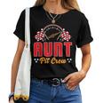 Race Car Birthday Party Matching Family Aunt Pit Crew Women T-shirt