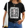 Retro Baseball Mama Distressed Lightning Bolt Mom Life Women T-shirt