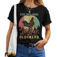 Rise And Shine Mother Cluckers Chicken Vintage Cool Women T-shirt