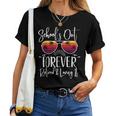 Schools Out Forever & Retired Teacher Retirement Summer Palm Women T-shirt