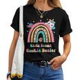 Scouts For Girls Cookie Dealer Rainbow And Unicorn Women T-shirt