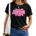 She's A Barbell Girl Bodybuilder Weightlifter Women Women T-shirt