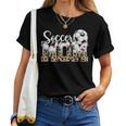 Soccer Mama Mom Mother Mother's Day Cheering Boy Sport Women T-shirt