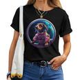 Space Dachshund Dog Mum Dad Dachshund T-shirt Frauen