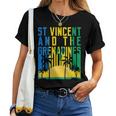 St Vincent And The Grenadines Retro 70S 80S Vintage Women T-shirt