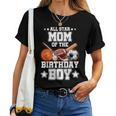 All Star Mom Of The Birthday Boy Sports 1St Family Party Women T-shirt