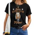 Stolze Haflinger Mama Für Pferdede Mamas T-shirt Frauen