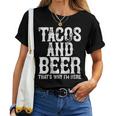 Tacos And Beer Drinking Drunk Cinco De Mayo Women Women T-shirt