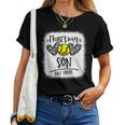 That's My Son Out There Number 69 Softball Mom & Dad Women T-shirt