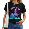 Todays My Birthday Llama Birthday Party Decorations Boys Kid Women T-shirt