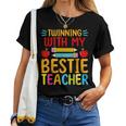 Twinning With My Bestie Teacher Boy Spirit Week Twin Day Women T-shirt