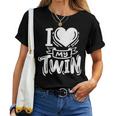 Twins Twin Brother Sister I Love My Twin Women T-shirt