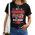 Two Fast Birthday Racing Car Grandma Of The Birthday Boy Women T-shirt