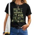 Uncle The Man The Myth The Bad Influence Fathers Day Camo Women T-shirt