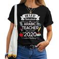 Never Underestimate A Arabic Teacher Who Survived 2020 Women T-shirt