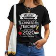 Never Underestimate A Chinese Teacher Who Survived 2020 Women T-shirt