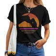 Vintage Niñas Hípica Apparel Para Retro Ecuestre Camiseta de mujer
