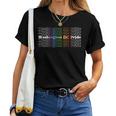 Washington Dc Pride Rainbow Vintage Inspired Lgbt Women T-shirt