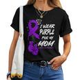 I Wear Purple For My Mom Lupus Awareness Support Women T-shirt