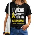 I Wear Yellow For My Grandma Sarcoma Cancer Awareness Women T-shirt