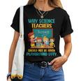 Why Science Teachers Not Given Playground Duty Women Women T-shirt