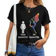 Winter Guard Color Guard Mom Your Daughter My Daughter Women T-shirt