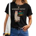 Wisdom Th No Probllama Tooth Removal Recovery Women T-shirt