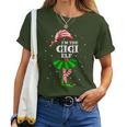 Matching Family Group I'm The Gigi Elf Christmas Women T-shirt