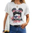 All American Girl Independence 4Th Of July Patriotic Women T-shirt