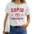 Cupid University College Valentines Day Love Red Women T-shirt