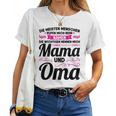 Die Wichtigen Nennen Mich Mama Und Oma Mama Grandma Gray T-shirt Frauen