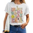 Groovy In My Game Day Era Softball Game Day Vibes Girl Women T-shirt