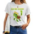 Kinder Ich Bin Schon 1 Jahre Boy Girl Birthday Turtle T-shirt Frauen