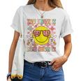 You Know It Now Show It Groovy Test Day Teacher Testing Day Women T-shirt