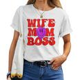 Mama Frau Boss Unschlagbar Mutterschaft Mama Leben T-shirt Frauen