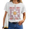 Peace Out Third Grade Cute Groovy Last Day Of 3Rd Grade Women T-shirt