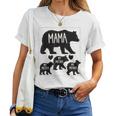 Personalisierte Mama Bär Und Kinder Bär Mama Muttertag T-shirt Frauen