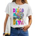 Roller Skating Disco Diva Skate Girl 70S Retro Women T-shirt