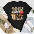 100 Days Of Coffee & Chaos 100Th Day Of School Teacher Kid Women T-shirt Funny Gifts