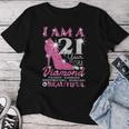 I Am A 21 Year Old Diamond 21St Birthday Women T-shirt Personalized Gifts