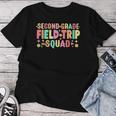 2Nd Second Grade Field Trip Squad Teacher Students Matching Women T-shirt Funny Gifts