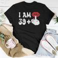I Am 39 1 Middle Finger & Lips 40Th Birthday Girls Women T-shirt Funny Gifts