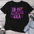 In My Auntie Era Groovy Retro Mother's Day Best Aunt Ever Women T-shirt Unique Gifts