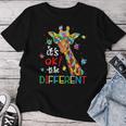 Autism Awareness Acceptance Kid Its Ok To Be Different Women T-shirt Funny Gifts