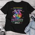 Autism Rainbow Sloth Seeing The World From Different Angle Women T-shirt Unique Gifts