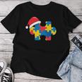 Autismus-Weihnachtsdekoration Geschenk Baum-Puzzle Mama Papa T-shirt Frauen Lustige Geschenke