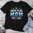 Bald Mama 2025 Neue Papa Schwangerschaft Enthüllen T-shirt Frauen Lustige Geschenke